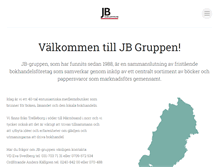 Tablet Screenshot of jbgruppen.se